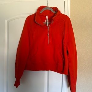 Lululemon Scuba sweatshirt in Orange